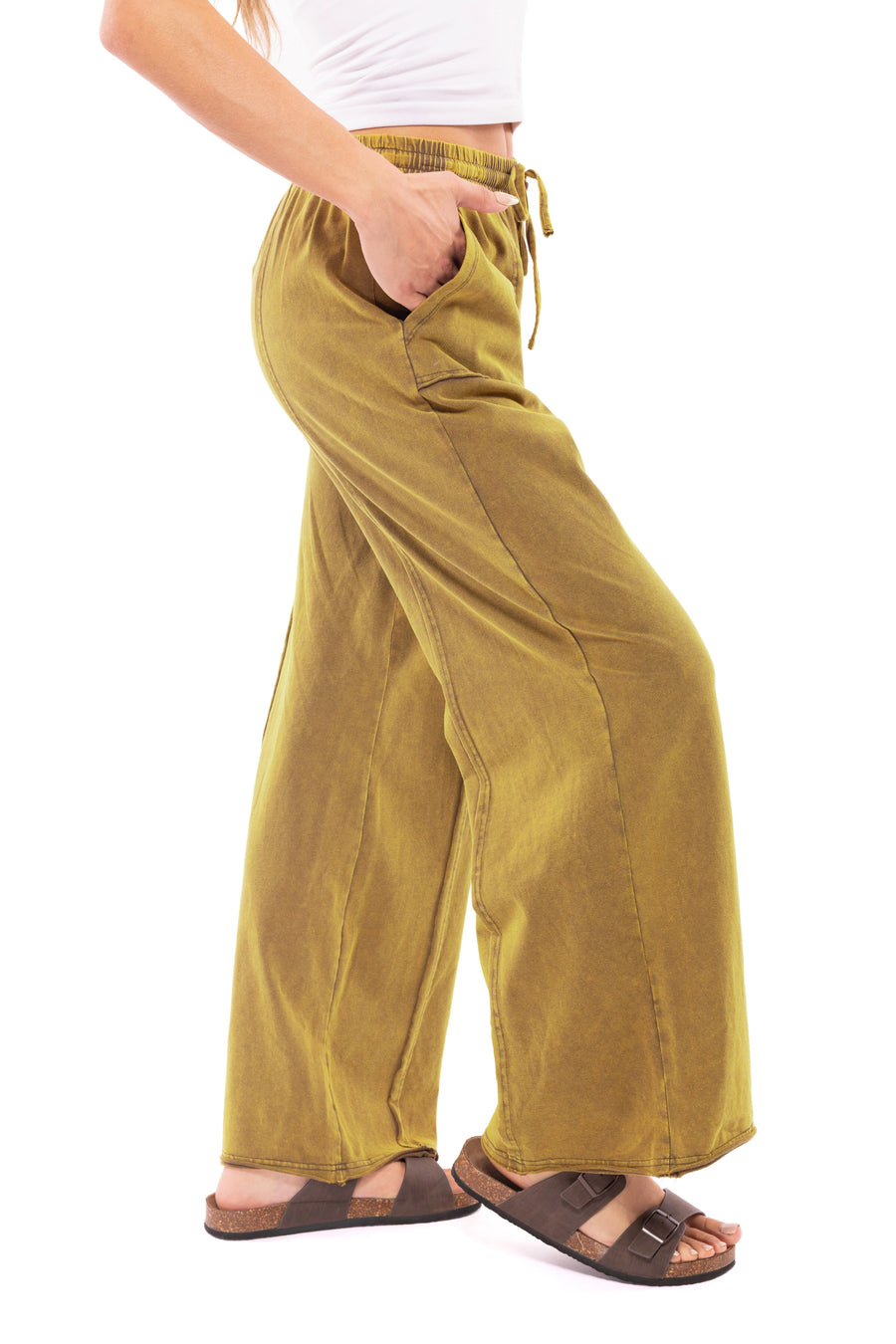 Never Holding Back Women's Wide Leg Pants