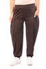 Jungle Heart Women's Pleated Balloon Pocket Pants *Final Sale*