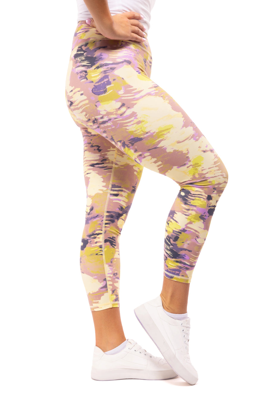 Pink Lemonade Women's Bright Print Capri Leggings *Final Sale*