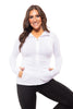 Warm Up Women's Sporty Zip Up Hoodie *Final Sale*
