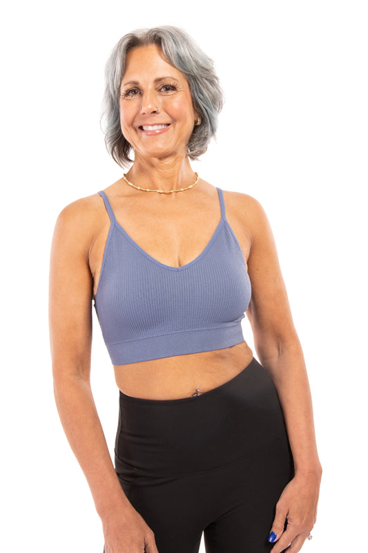 Cozy Living Women's Ribbed Bralette