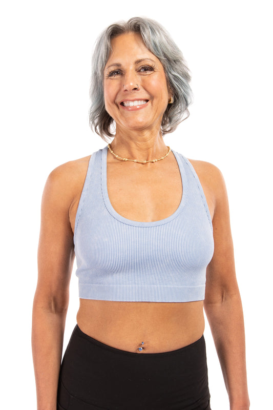 Exceed My Expectations Women's Ribbed Racerback Bralette