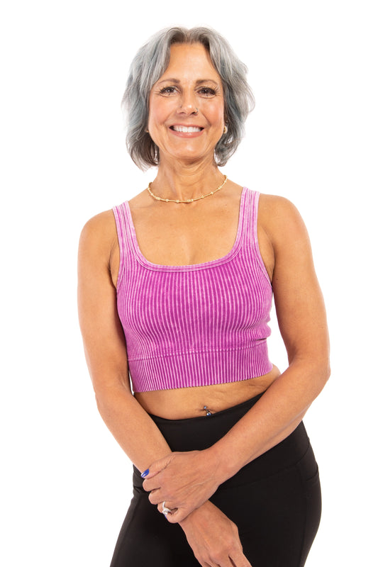 Journey Through Life Women's Acid Wash Bralette