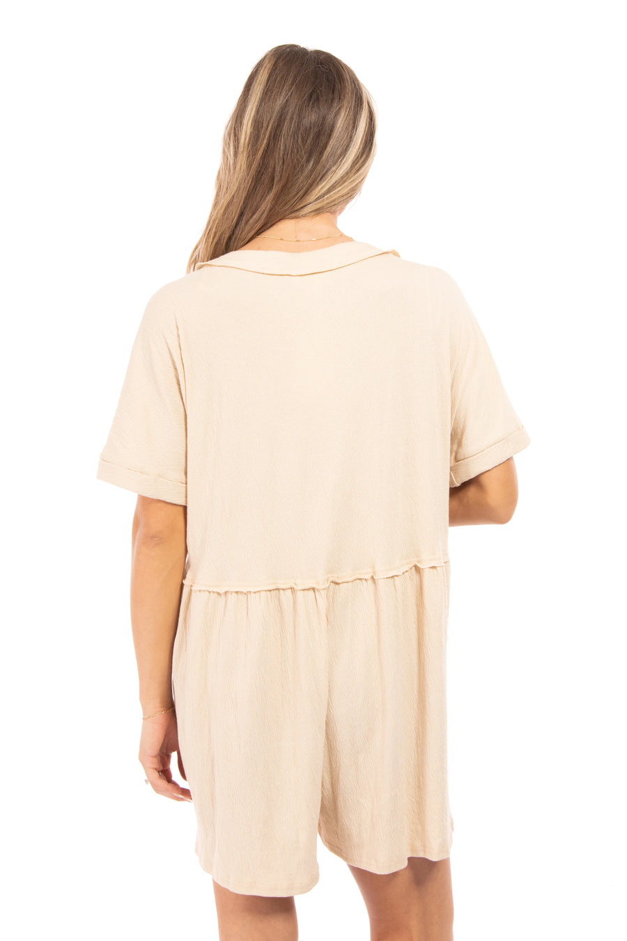 Close To The Heart Women's Casual Textured Romper