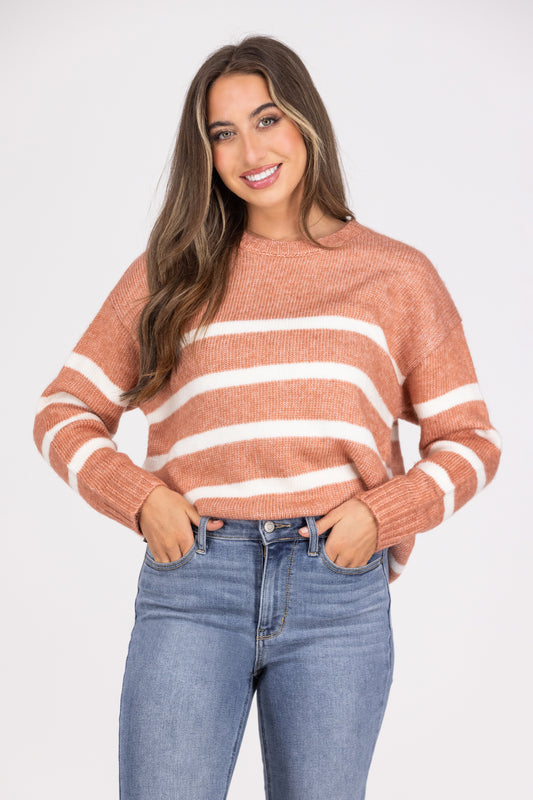 True Kindness Women's Striped Everyday Sweater *Final Sale*