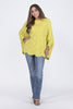Winter Dayz Women's Round Neckline Pointelle Sweater *Final Sale*