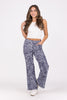 Dahlia Babe Women's Floral Wide Leg Pants