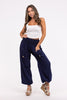 Vacation Mode Women's Smocked Waist Balloon Leg Pants