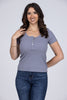 So Good to Me Women's Ribbed Short Sleeve Top