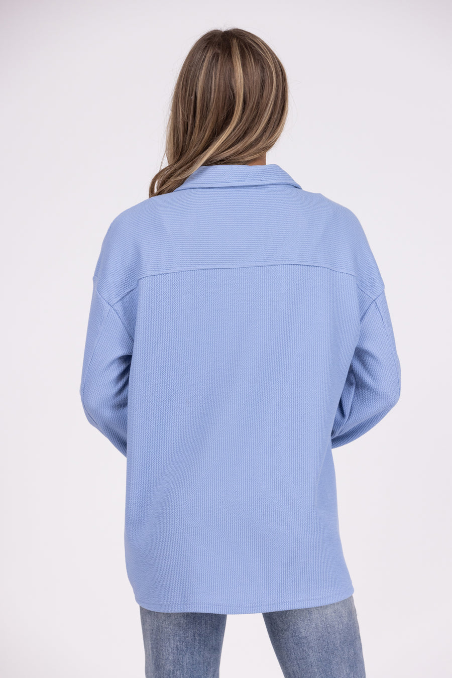 Breakdown Women's Soft Textured Shacket *Final Sale*