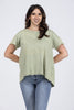 Wake Up With Determination Women's Casual Short Sleeve Top *Final Sale*
