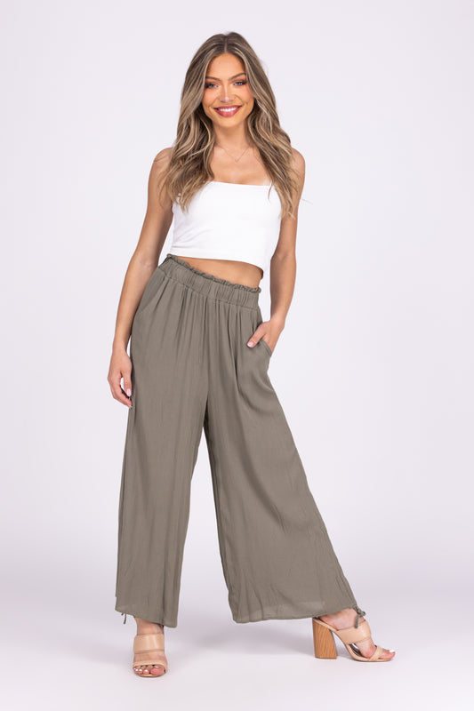 Showing Some Women's High-Waisted Ankle Pants