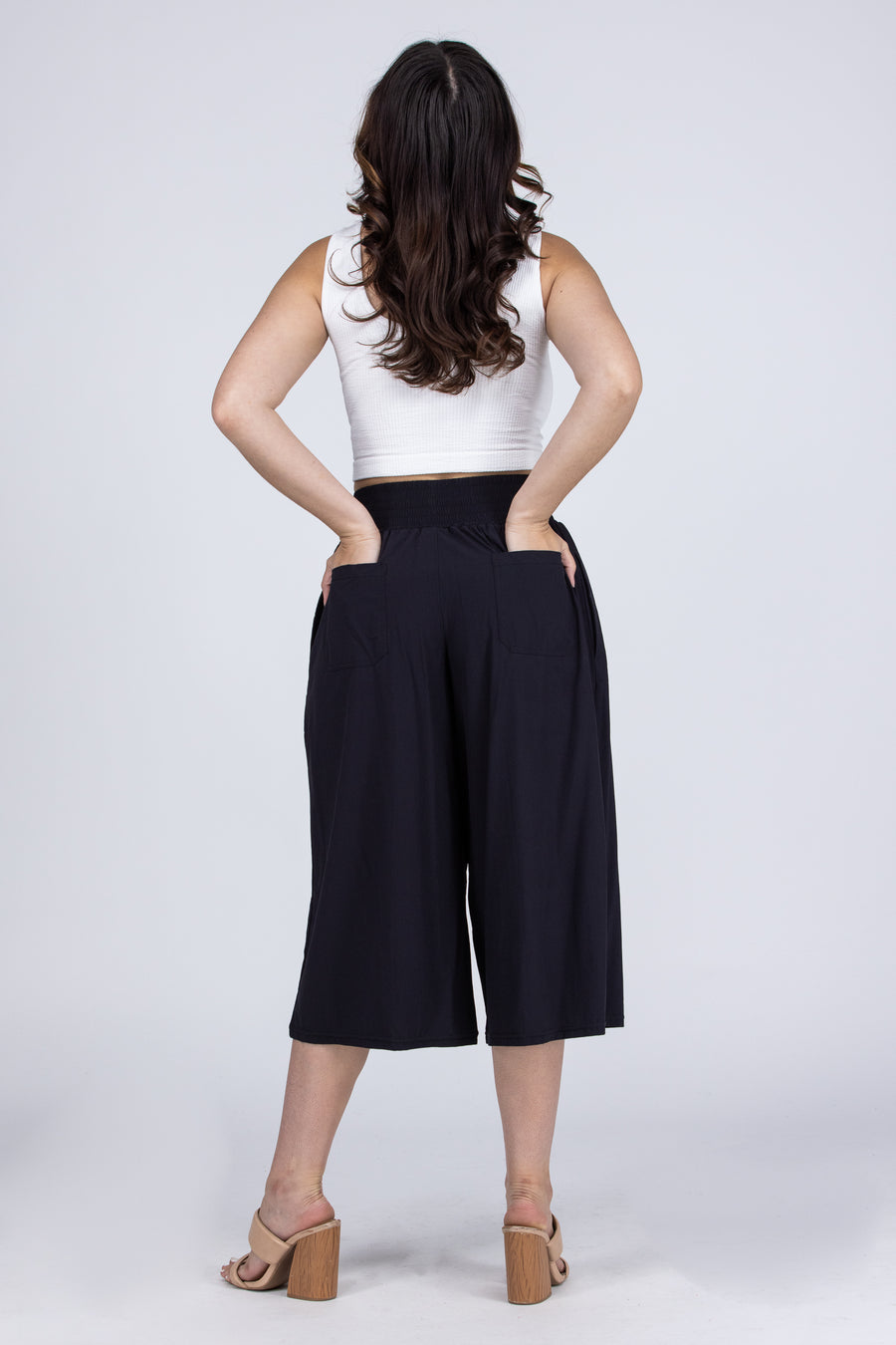 Cool Women's Stretchy High Rise Culottes