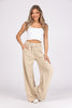Say Hello Women's Drawstring High-Waisted Pants