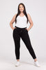 Light The Way Women's Rhinestone High Waist Joggers