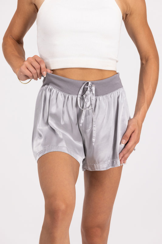 Nights in Dark Women's Satin Shorts