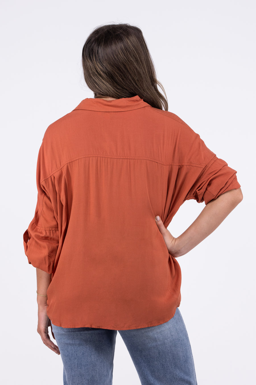 Beat Of My Own Drum Women's Button Down Long Sleeve Top