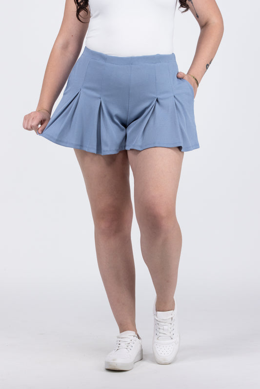 Confidence Women's Pleated Flare Shorts