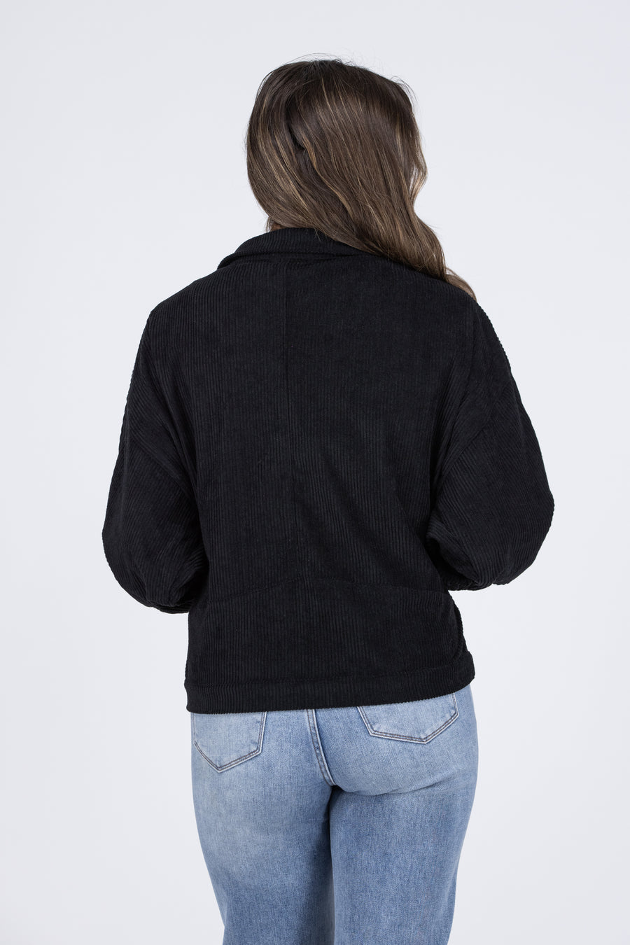 Midnight Women's Button Down Corduroy Shacket * Final Sale*