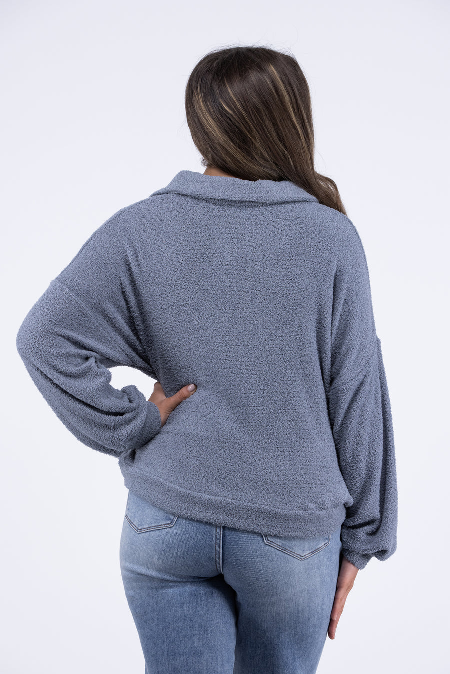 Cozy Comfort Women's Knit Long Sleeve Lounge Top