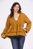 Ready to Ruffle Women's Long Sleeve Hoodie Top *Final Sale*