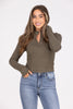 Live In Me All Day Women's Sporty Long Sleeve Half Zip Top *Final Sale*