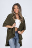 Treating Me Women's Waterfall Hem Shawl Vest