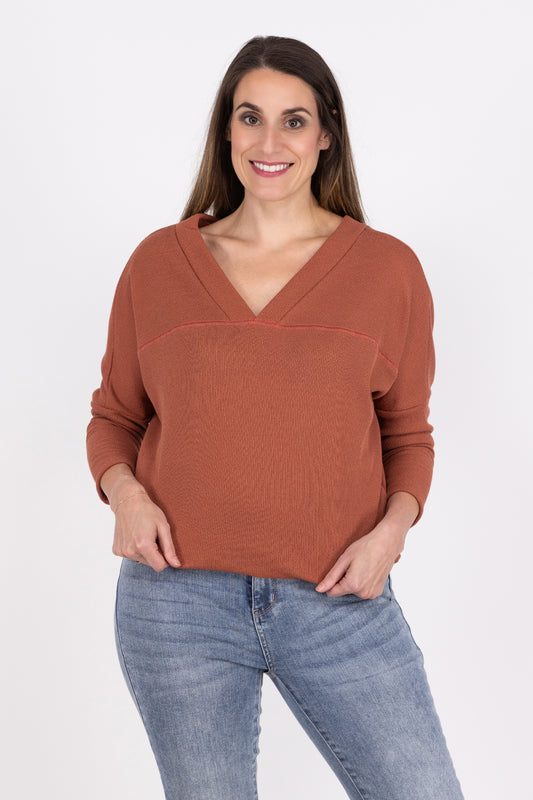 Call Me Home Women's Hi-Low Long Sleeve Top *Final Sale*