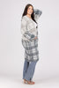 Embrace Comfort Women's Plaid Drop Shoulder Cardigan *Final Sale*