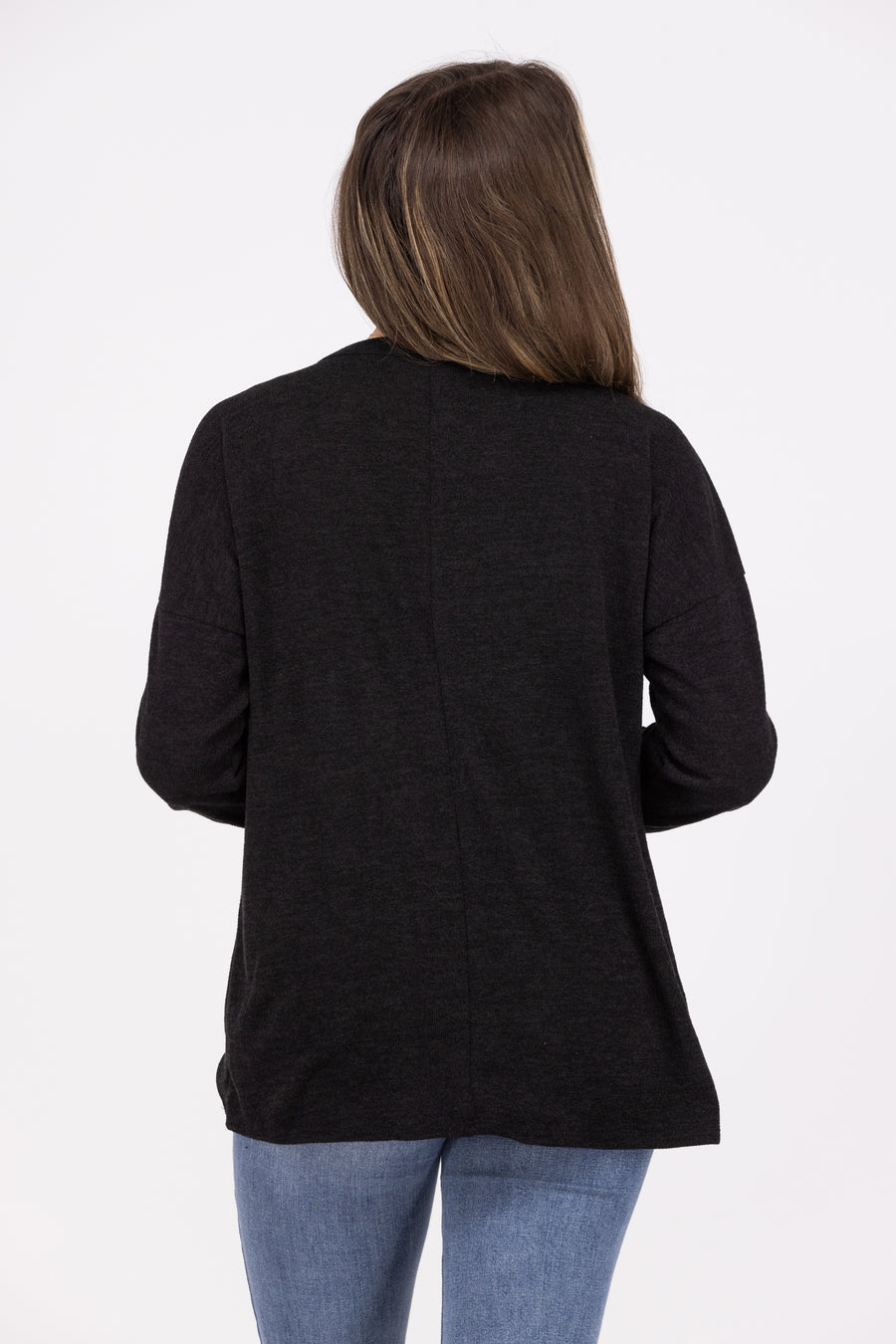 Witness Of Your Love Women's Solid Round Neckline Sweater Top *Final Sale*