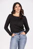 Two Of Us Women's Textured Long Sleeve Top *Final Sale*