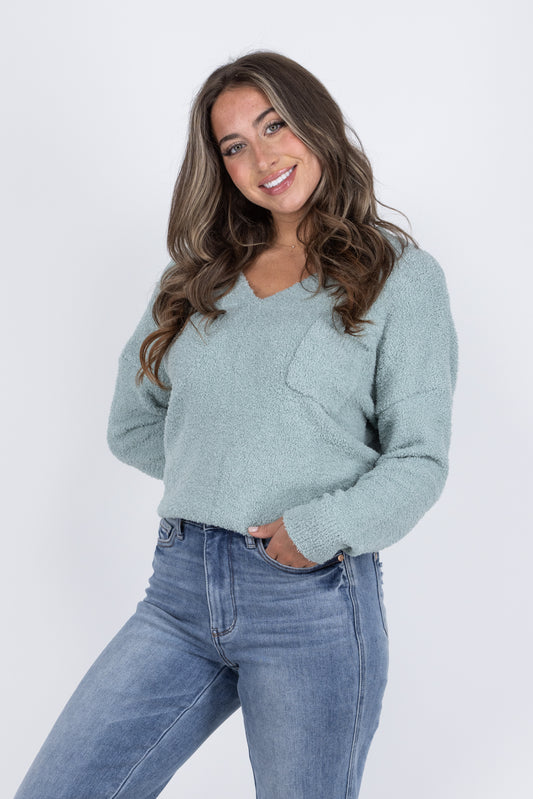 It's A Warm Winter Women's Front Pocket Sweater *Final Sale*