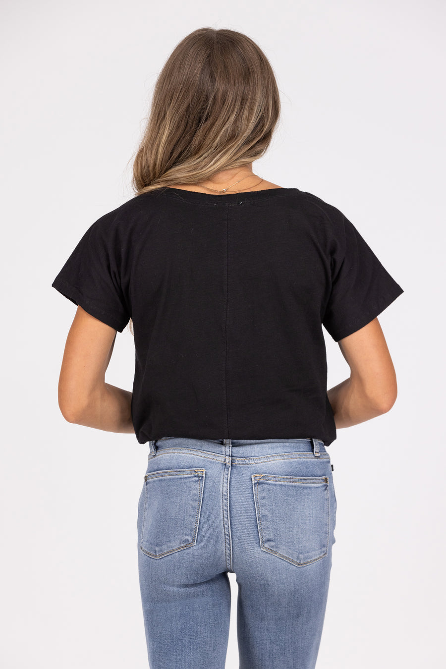 Too Fine Women's Lightweight Henley Short Sleeve Top *Final Sale*