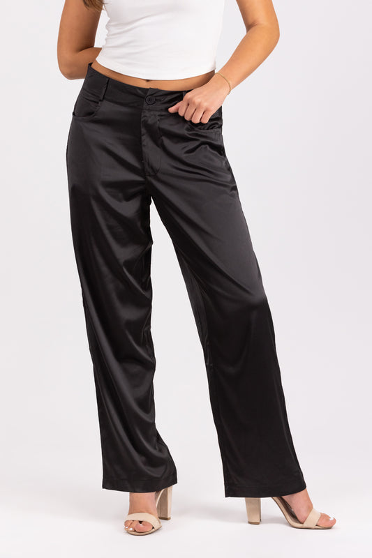 Missy Women's Matte Satin Pants *Final Sale*