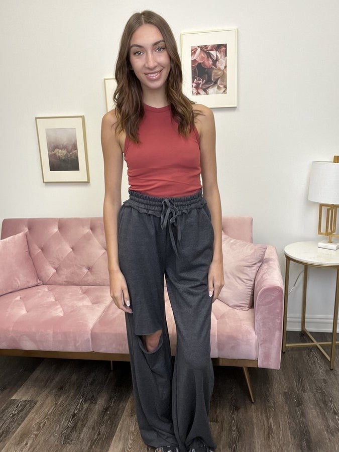 Air At Night Women's Raw Hem Lounge Pants