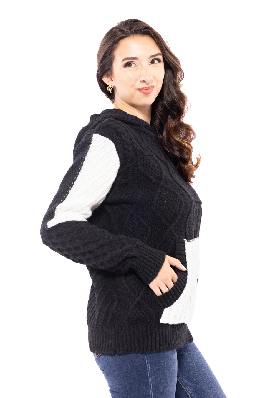 Deep End Women's Front Pocket Long Sleeve Hoodie *Final Sale*