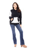 Deep End Women's Front Pocket Long Sleeve Hoodie *Final Sale*
