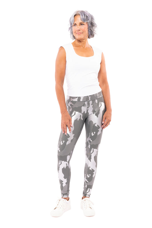 No Rush Women's Camo Print Stretch Leggings *Final Sale*
