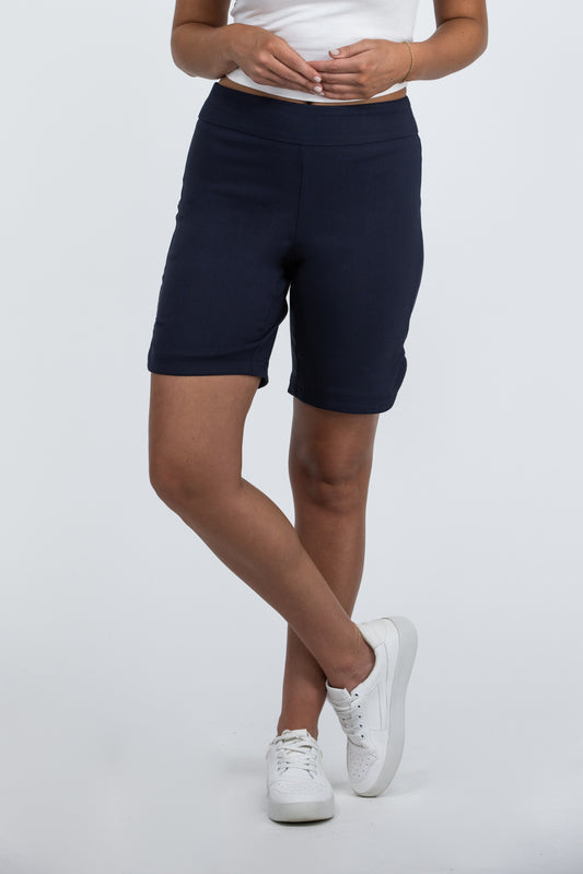 Center Of Attention Women's High Waisted Bermuda Shorts
