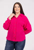 Thinking About You Women's Button-Up Long Sleeve Top