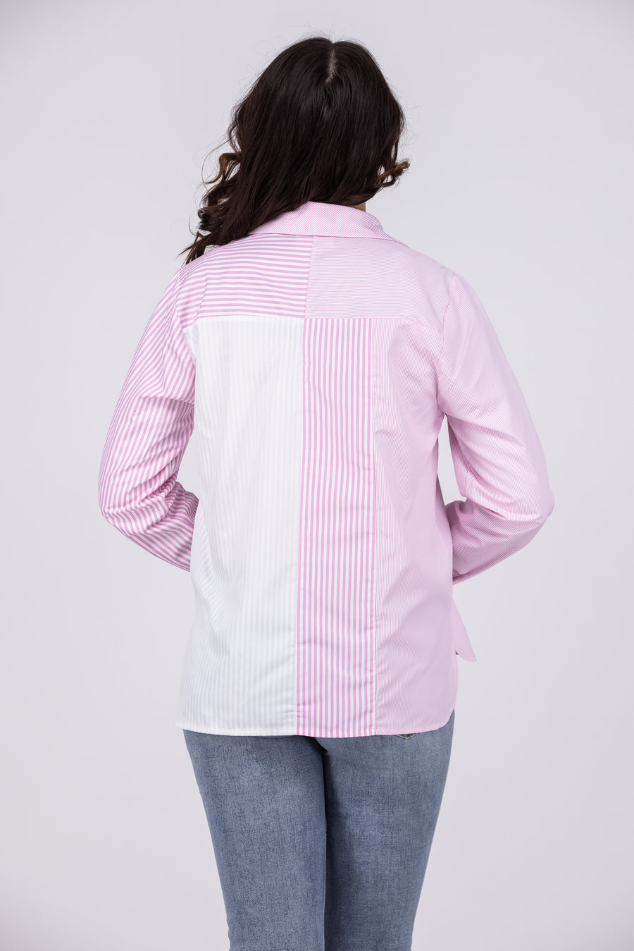 Nothing New Women's Striped Color-Blocked Long Sleeve Top *Final Sale*