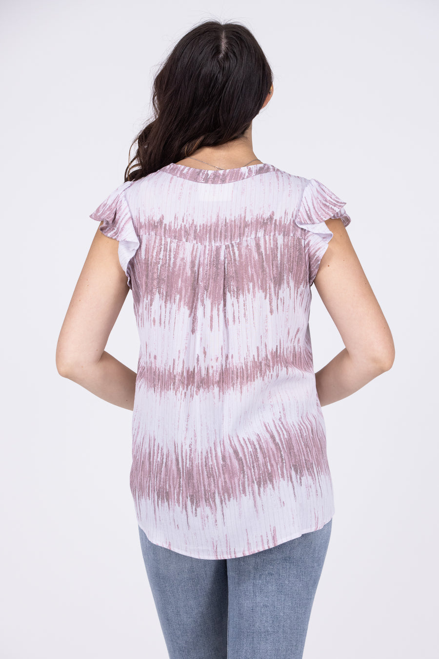 You Are My All Women's Embroidered Flowy Short Sleeve Top * Final Sale*