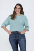 See You There Women's Open Knit 1/2 Sleeve Top *Final Sale*