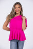 Dance The Night Away Women's Flowy One Shoulder Top