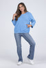 Premium Super Chill Women's Round Neckline Long Sleeve Sweatshirt