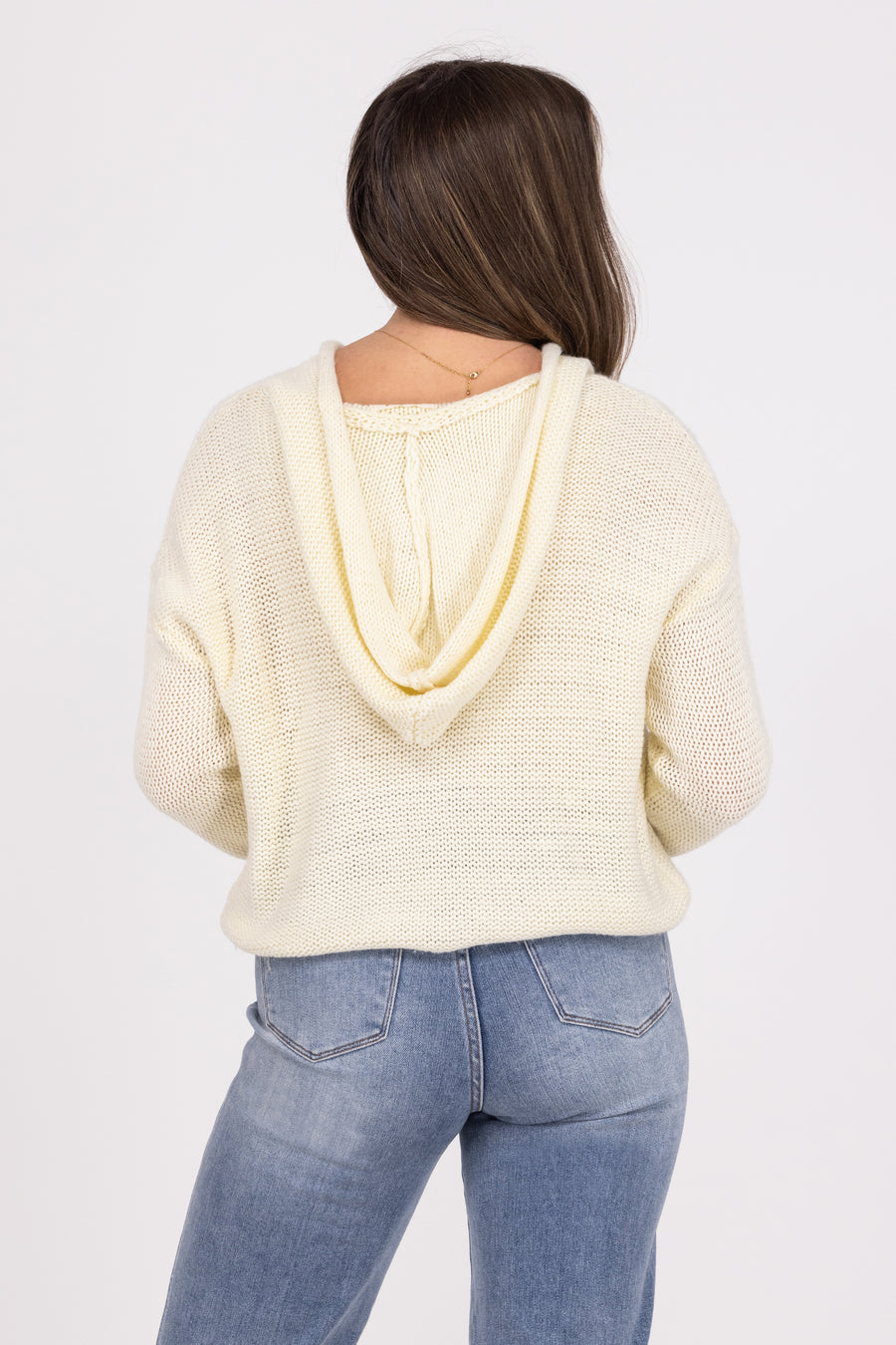 Beach Boho Women's Loose Knit Hoodie