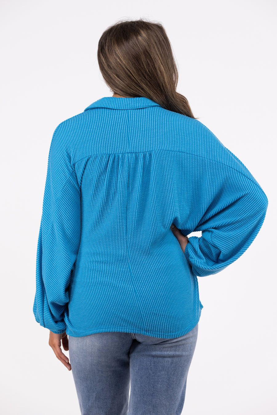 When You Dream Women's Long Sleeve Button Up Top