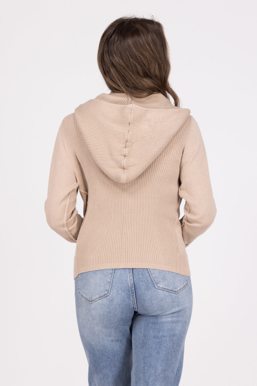 Cozy Fireplace Women's Single Button Hooded Cardigan