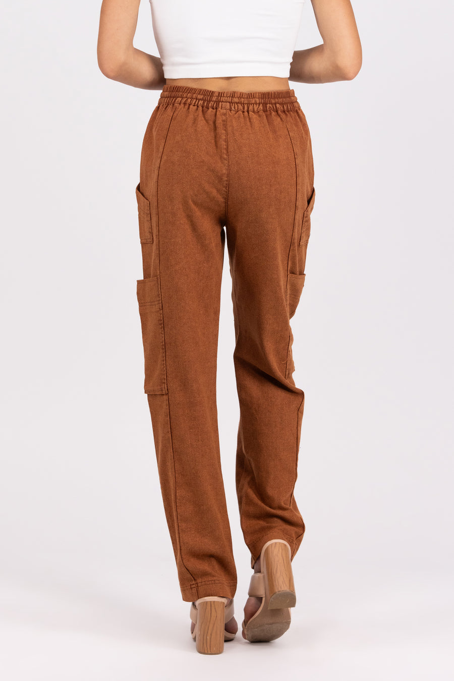 Women's High Rise Cargo Pants