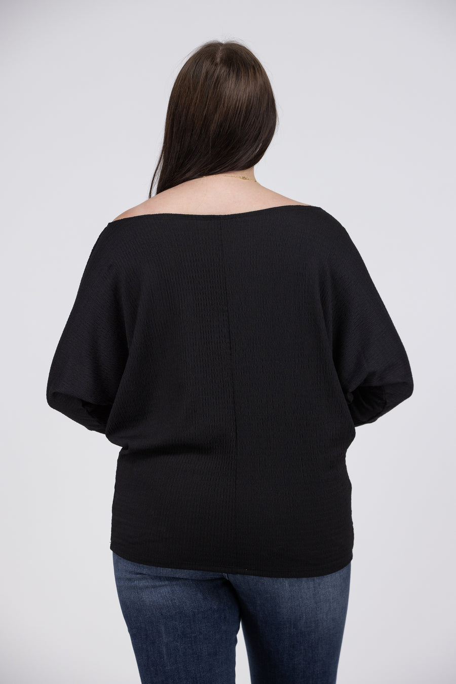 She's An Angel Women's Textured Knit Long Sleeve Top